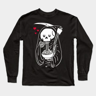 Death Slurps Noodles Long Sleeve T-Shirt